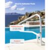 VEVOR Schwimmbad Handlauf, 1371x48x813 mm, 100 kg Tragfähigkeit, Pool Haltegriff aus Edelstahl – Bild 3