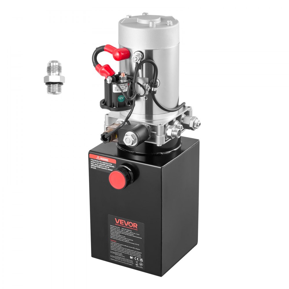 VEVOR 6 Qt Hydraulikaggregat einfachwirkende Kippanhängerpumpe