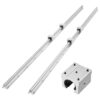 VEVOR Linearführungen SBR20, 2er-Pack 2000 mm Linearschienen & 4 Stk. Gleitblöcke, Fräs- & Bohrmaschinen VEVOR Linearführungen SBR20, 2er-Pack 2000 mm Linearschienen & 4 Stk. Gleitblöcke, Fräs- & Bohrmaschinen