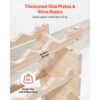 VEVOR stapelbares modulares Weinregal für 96 Flaschen, 8-stöckig, Flaschenregal mit 112 kg Gesamtbelastbarkeit – Bild 4