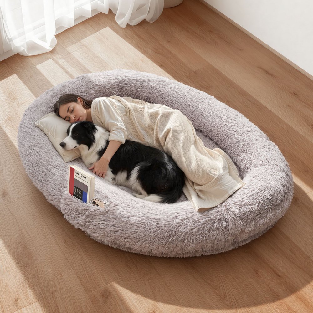 VEVOR Hundebett für Menschen, 1710x1000x240 mm, Memory-Schaum-Hundebett in Menschengröße