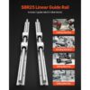 VEVOR Linearführungen SBR25, 2er-Pack 1200 mm Linearschienen & 4 Stk. Gleitlblöcke, Fräs- & Bohrmaschinen usw. – Bild 2