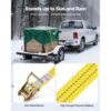 VEVOR Spanngurte, 38,1 x 6096 mm, Hochleistungs-Zurrgurte mit Doppel-J-Haken, 2000 kg Bruchlast, 4er-Pack – Bild 4