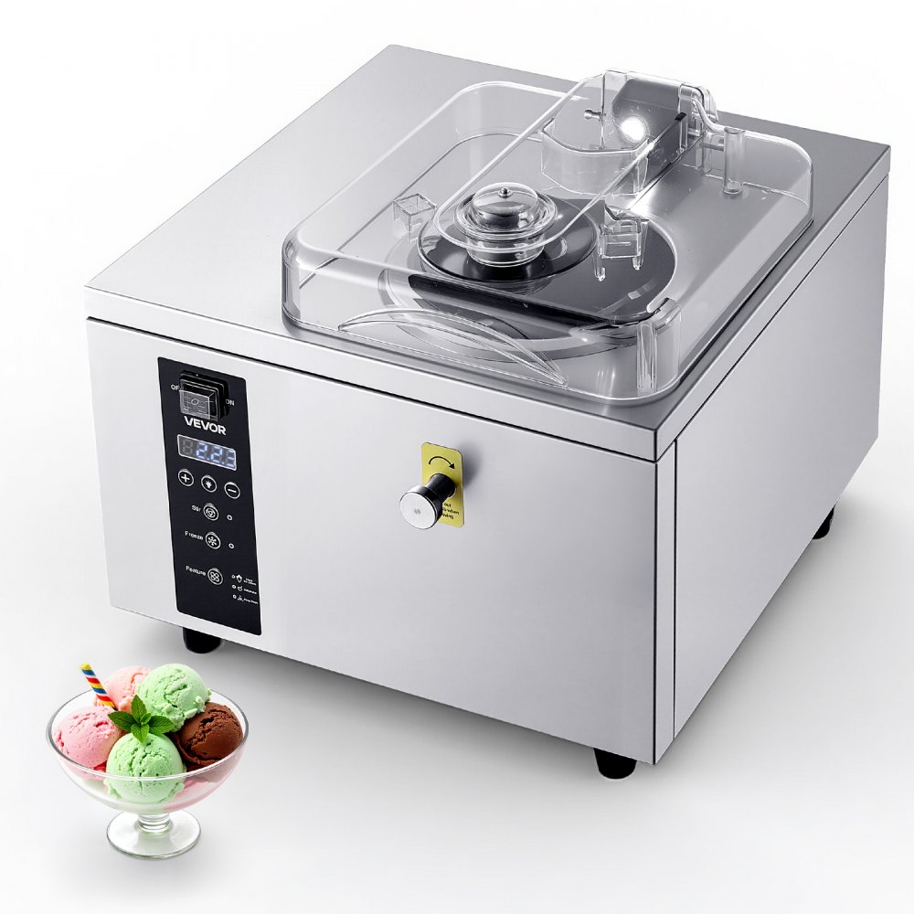 VEVOR Gewerbliche Eismaschine für Gelato 500 W, 5 L/h