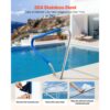 VEVOR Schwimmbad Handlauf, 1220x100x915mm, Tragfähigkeit 100kg, Pool Haltegriff aus Edelstahl 304 – Bild 3