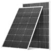 VEVOR Monokristalline Solarmodule, 100 W 2er-Pack, PV-Modul mit MC4-Ausgangsleistung & Aluminiumrahmen