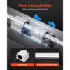 VEVOR Linearführungen SFC25, 2er-Pack 1000 mm Linearschienen & 4 Stk. Gleitblöcke, Dreh- & Fräsmaschinen – Bild 4