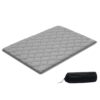 VEVOR japanische Futon-Matratze (2032 x 1372 x 89 mm), 9-lagige Schlafmatte für Meditation Yoga, Grau