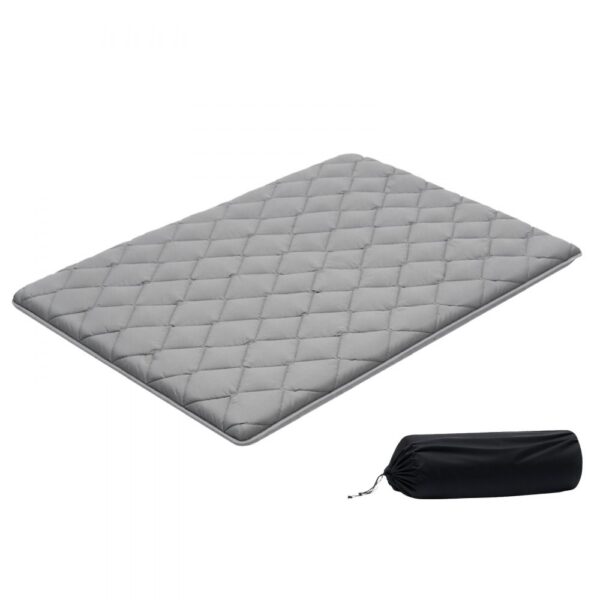 VEVOR japanische Futon-Matratze (2032 x 1372 x 89 mm), 9-lagige Schlafmatte für Meditation Yoga, Grau