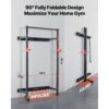 VEVOR Power Cage Klappbar 454 kg Belastbar, Wandmontiertes Power Rack – Bild 2