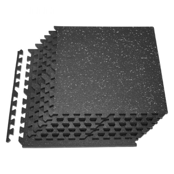 VEVOR 6 x Puzzlematte Bodenschutzmatte 610 x 610 x 14 mm, Hochdichte EVA-Schaumstoffmatte