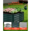 VEVOR Hochbeet Metall 203x102x46 cm, Rechteckiges Gartenbeet, Pflanzkasten-Set für den Außenbereich – Bild 3