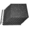 VEVOR 12 x Puzzlematte Bodenschutzmatte 610 x 610 x 14 mm, Hochdichte EVA-Schaumstoffmatte