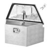 VEVOR Deichselbox Truckbox 1660 x 330 x 305 mm aus Aluminium, Silber