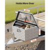 VEVOR Deichselbox Truckbox 1660 x 330 x 305 mm aus Aluminium, Silber – Bild 2