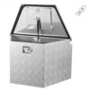 VEVOR Deichselbox Truckbox 737 x 410 x 457 mm aus Aluminium, Silber