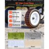 VEVOR Bollerwagen 408,2 kg Tragkraft, Gartenwagen mit PU-Reifen, Transportwagen mit Verstellbarem Griff – Bild 4 VEVOR Bollerwagen 408,2 kg Tragkraft, Gartenwagen mit PU-Reifen, Transportwagen mit Verstellbarem Griff – Bild 4