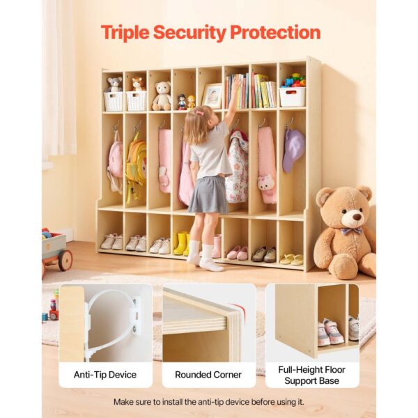 VEVOR Offener Kinderkleiderschrank aus Sperrholz – Bild 5