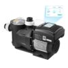 VEVOR Schwimmbadpumpe 26.000 L/h, mit Variabler Drehzahl, 1.100 W, 15 m Förderhöhe