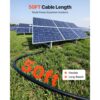 VEVOR Solarkabelverlängerung, 15,2 m Schwarz & 15,2 m Rot, 10 AWG Solarverlängerungskabel – Bild 4