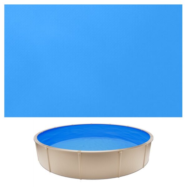 VEVOR Poolinnenfolie 3,6 m, Poolfolie für 90 cm Wandhöhe, Innenhülle 0,4 mm Stärke