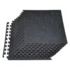 VEVOR 24 x Puzzlematte Bodenschutzmatte 610 x 610 x 10 mm, Hochdichte EVA-Schaumstoffmatte