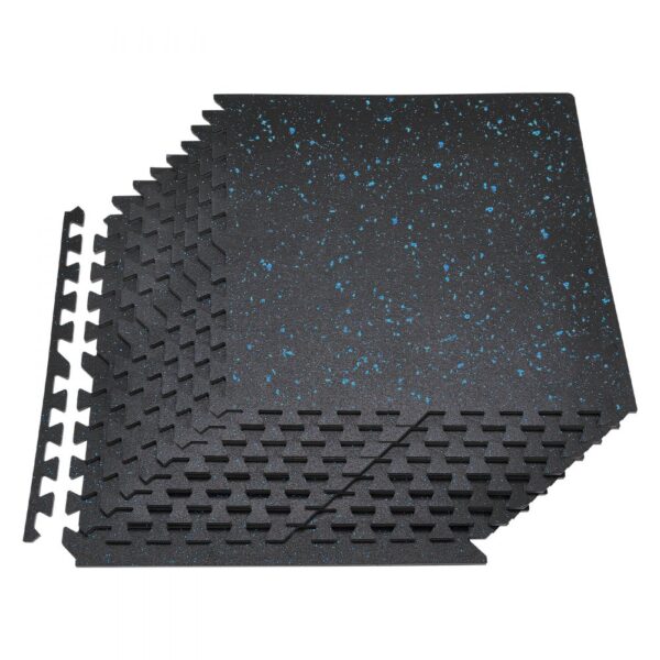 VEVOR 24 x Puzzlematte Bodenschutzmatte 610 x 610 x 10 mm, Hochdichte EVA-Schaumstoffmatte
