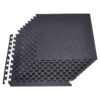 VEVOR 12 x Puzzlematte Bodenschutzmatte 610 x 610 x 14 mm, Hochdichte EVA-Schaumstoffmatte