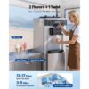 VEVOR Kommerzielle Softeismaschine 2200 W, Freistehende Eismaschine mit 20-28 L/h Produktion – Bild 5