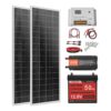 VEVOR 200W Solaranlage Komplettset, Photovoltaik Inselanlage für Heim RV