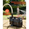 VEVOR Gartenpumpe 1300 W, Bewässerungspumpe Max. Fördermenge 4800 L/h, Saugpumpe mit 48 m Fördehöhe – Bild 2