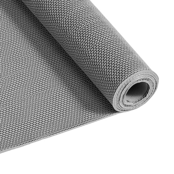 VEVOR Drainagematte PVC (90 cm x 300 cm), Rutschfeste PVC-Bodenmatte Spritzschutzmatte für Nassbereiche, Grau VEVOR Drainagematte PVC (90 cm x 300 cm), Rutschfeste PVC-Bodenmatte Spritzschutzmatte für Nassbereiche, Grau