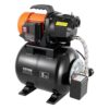 VEVOR Hauswasserwerk 735 W, 3750 L/h Jetpumpe mit 19 L Druckbehälter, 45 m Förderhöhe