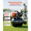 VEVOR Hauswasserwerk 735 W, 3750 L/h Jetpumpe mit 19 L Druckbehälter, 45 m Förderhöhe – Bild 2