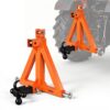 VEVOR 3-Punkt-Anhängerkupplung mit 2 Zoll-Aufnahme, Dreipunkt-Schnellkupplung mit 3 Anhängerkugeln, Orange