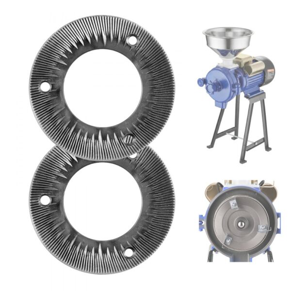 VEVOR Ersatz-Mahlscheiben 2er Set für VEVOR GM-001, GM-002, GM-003 Mais- und Gewürzmühlen VEVOR Ersatz-Mahlscheiben 2er Set für VEVOR GM-001, GM-002, GM-003 Mais- und Gewürzmühlen