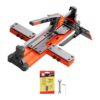 VEVOR Fliesenschneider 600 mm, Fliesenschneidmaschine mit Federbelasteter Basis & Verstellbarem Winkelanschlag