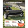 VEVOR Anhänger Rasenlüfter 81 cm Streubreite, Streuwagen mit Universalkupplung, Vertikutierer für ATVs & UTVs – Bild 2