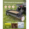 VEVOR Anhänger Rasenlüfter 81 cm Streubreite, Streuwagen mit Universalkupplung, Vertikutierer für ATVs & UTVs – Bild 3