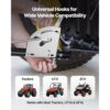VEVOR Anhänger Rasenlüfter 81 cm Streubreite, Streuwagen mit Universalkupplung, Vertikutierer für ATVs & UTVs – Bild 4
