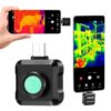 VEVOR Wärmebildkamera für Android, 25Hz Infrarotkamera mit 15 Farbpaletten für -20°C-550°C Inspektion