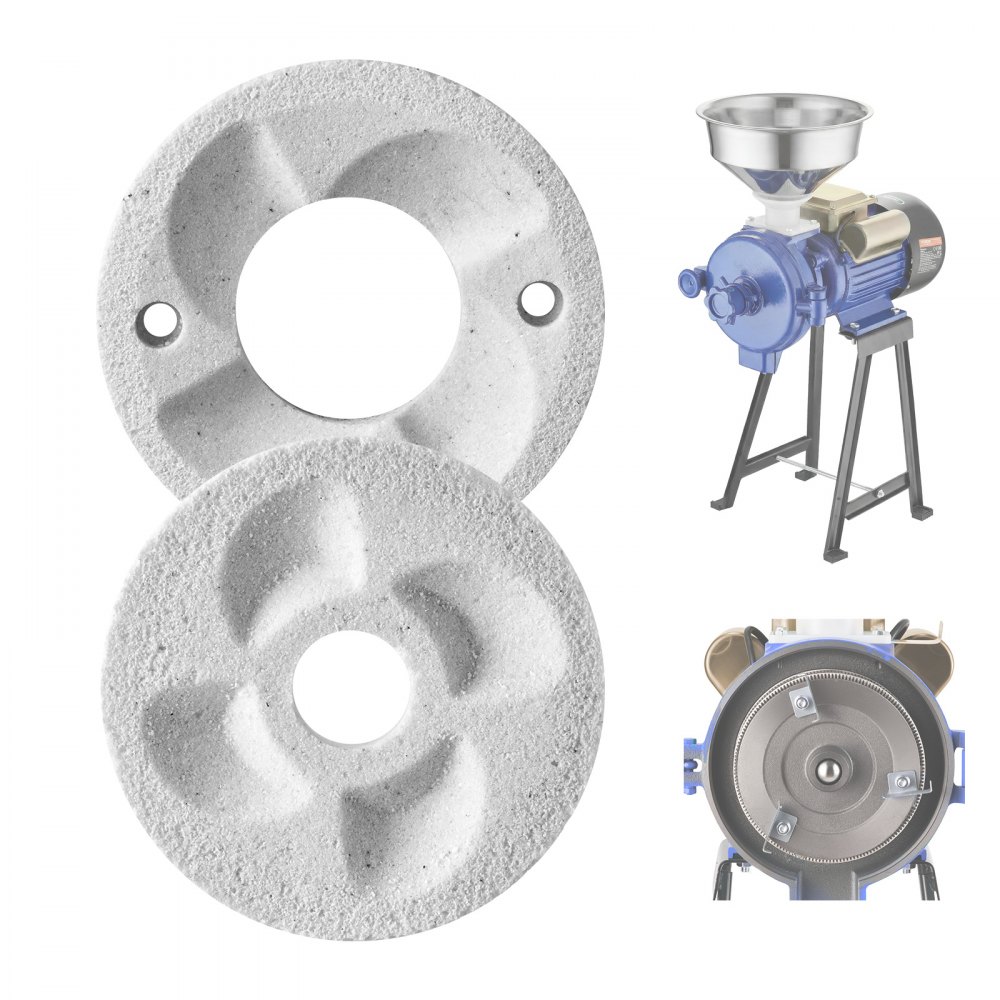 VEVOR Ersatz-Mahlscheiben 2er Set für VEVOR Elektrische Getreidemühle GM-002, Getreide & Gewürze