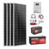 VEVOR 400W Solaranlage Komplettset, Photovoltaik Inselanlage für Heim