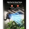 VEVOR Grow Ventilator mit Clip Oszillierend, 9 Geschwindigkeitsstufen & Zirkulationsmodus, 2er-Set – Bild 2 VEVOR Grow Ventilator mit Clip Oszillierend, 9 Geschwindigkeitsstufen & Zirkulationsmodus, 2er-Set – Bild 2