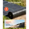VEVOR Unkrautvlies 0,9x30,5 m Gartenvlies 168 g/㎡, Unkrautmatte aus Polypropylen, Schwarz – Bild 2