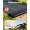 VEVOR 2x Unkrautvlies 0,9x15,2 m Gartenvlies 90 g/㎡, Unkrautmatte aus Polypropylen, Schwarz – Bild 2