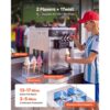 VEVOR Gewerbliche Eismaschine 20-28 L/h Leistung, Softeismaschine 2200 W mit 2 x Behältern (6 L), Vorkühlung – Bild 5