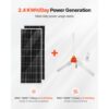 VEVOR 12V 600W Solar-Wind-Hybrid-Set, Ideal für Heimgebrauch Auto RV – Bild 2 VEVOR 12V 600W Solar-Wind-Hybrid-Set, Ideal für Heimgebrauch Auto RV – Bild 2