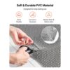 VEVOR Drainagematte PVC (0,9 m x 5 m), Rutschfeste PVC-Bodenmatte Spritzschutzmatte für Nassbereiche, Grau – Bild 3