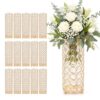 VEVOR 16 Stk. Hochzeitsvasen Tafelaufsatz Blumenvasen für Hochzeit 26 cm Hoch, Gold